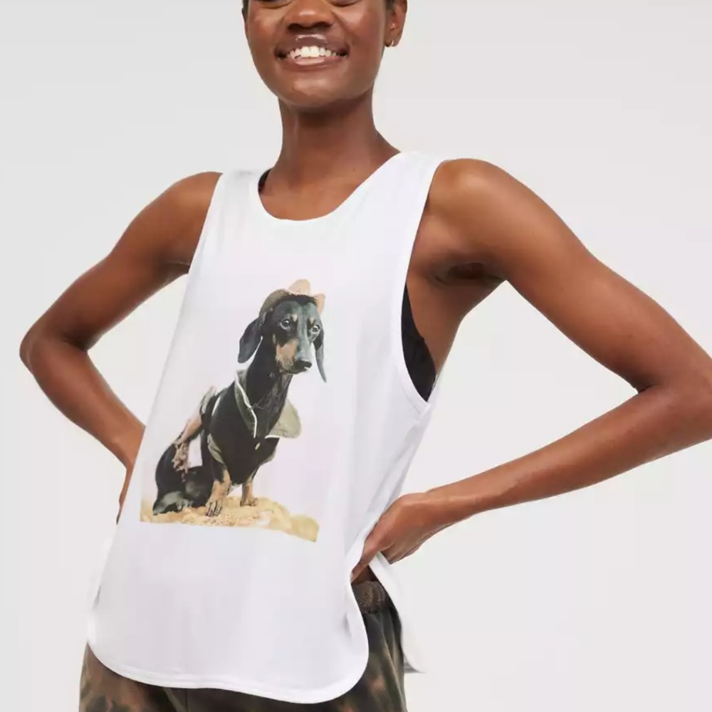 Aerie OFFLINE Dachshund Tank Top